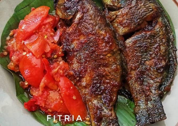 Resep Nila bakar teplon+sambal yang Enak