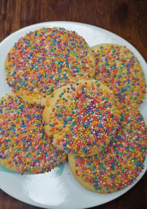 Una foto de Galletas con grageas