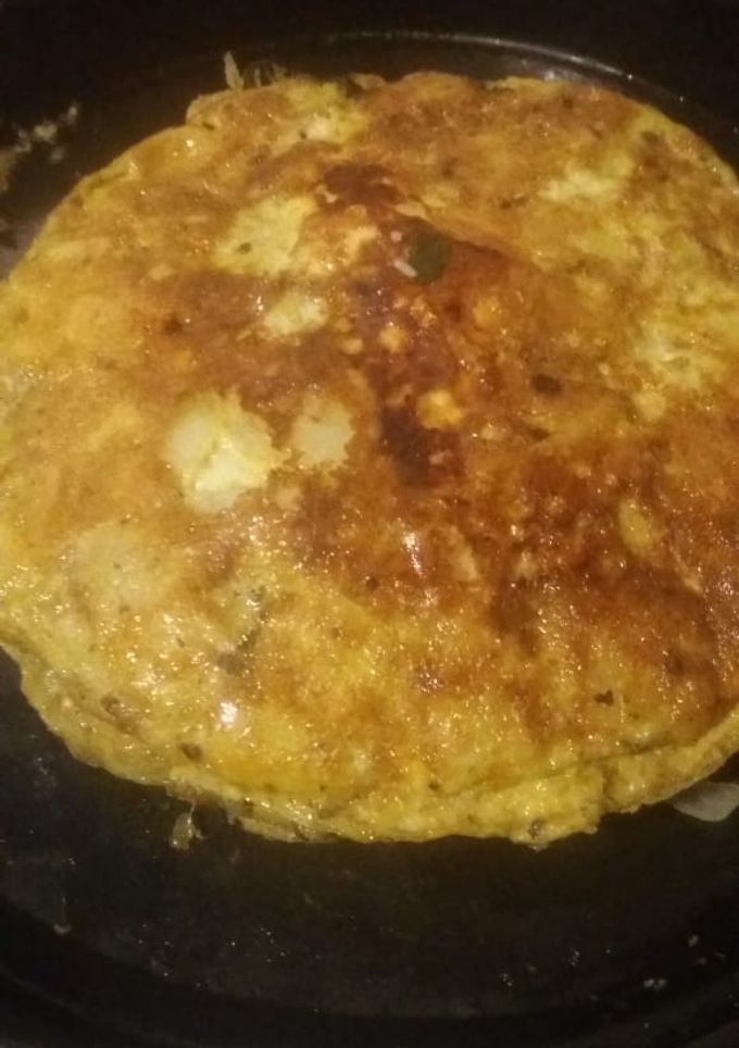 Una foto de Tortilla de papa fácil de hacer !!