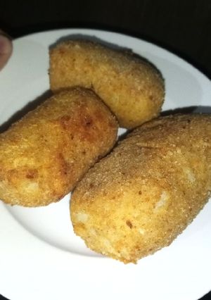 Una foto de Croquetas de arroz 🐼