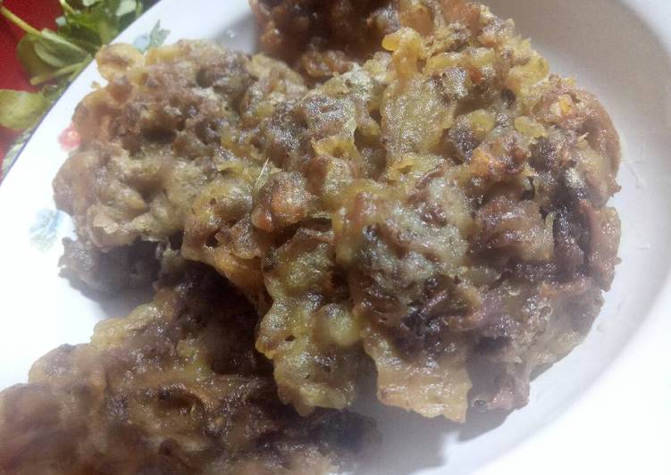 Resep Bakwan Jamur grigit(jamur kayu) Anti Gagal