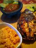Fried mojarra" (fried fish)