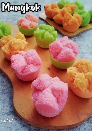 Foto resep Kue Mangkok / Apem Merekah, Empuk dan Lembut