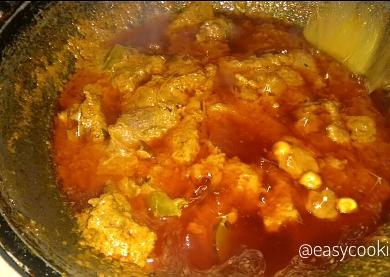 Rendang daging (Padang asli)