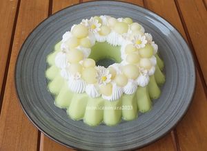 Foto resep Melon Milk Pudding