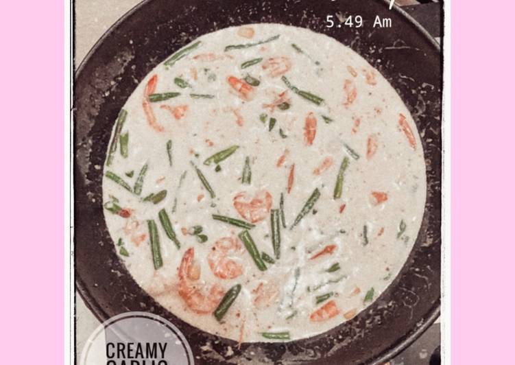 Creamy Garlic Shrimp