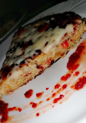 O poză a rețetei Frittata con chorizo.
