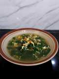 Sup Telur Daun Kelor