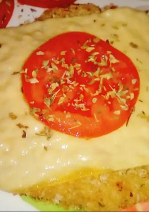 Una foto de Milanesas de soja caseras y riquísimas!!! 👌👏👏👏💙❤