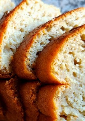 Une photo de 🇫🇷 🇬🇧 Cake banane rhum healthy