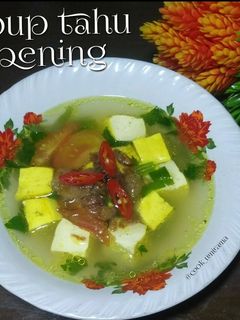 Foto resep Soup tahu bening