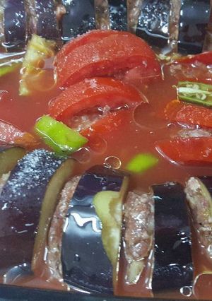 صورة لوصفة كباب باذنجان بالفرن