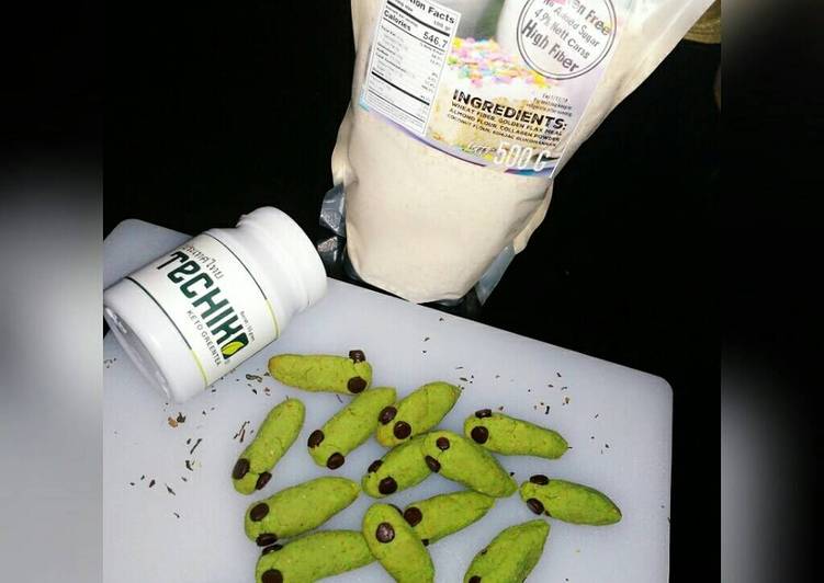 Recipe: Perfect Caterpillar cookies keto #Keto_CP_AnekaKueKering