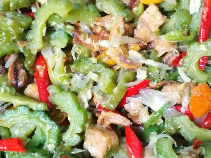 Cara Gampang Menyiapkan Tumis Pare Teri Pedes Mampus 🌶, Enak Banget