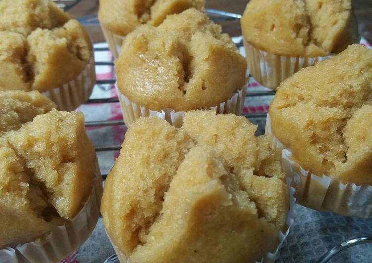 Bagaimana Menyiapkan Bolu kukus mokaf gula merah, Enak