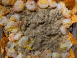 Doritos con carne molida y camarones🍤😋