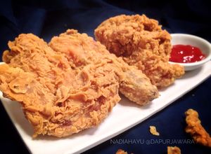 Foto resep Jawara Fried Chicken dg tepung bumbu homemade (Ayam Goreng Tepung Crispy / Krispi ala Dapur Jawara)