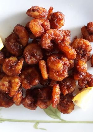A picture of Prawn 65 | prawn fry recipe.