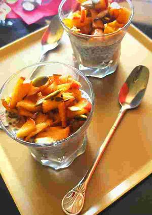 A picture of Apple Chia Pudding.