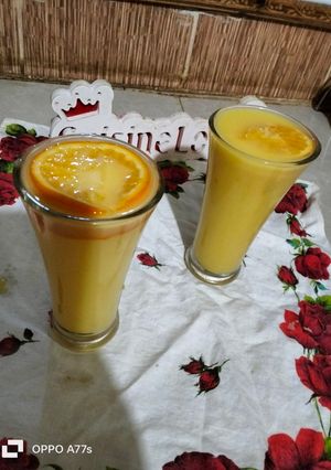 صورة لوصفة عصير البرتقال والموز