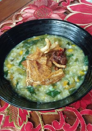 Foto resep Bubur Manado Ala orang Jawa yg Tinggal di Riau