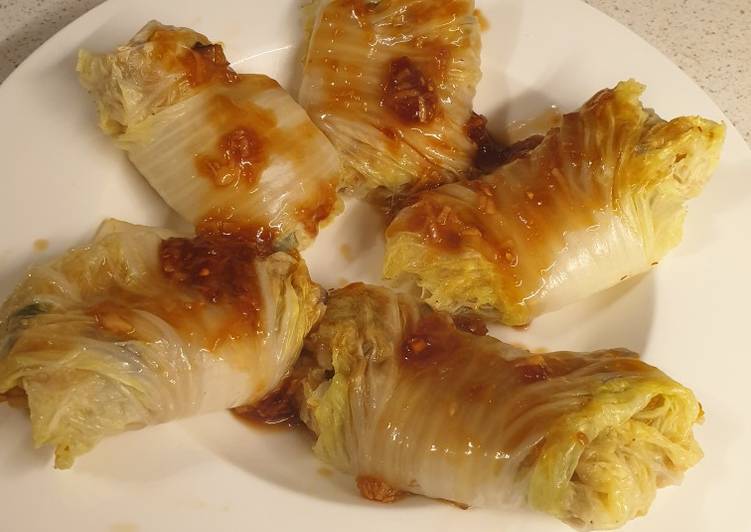 Easiest Way to Make Any-night-of-the-week Vegan cabbage rolls