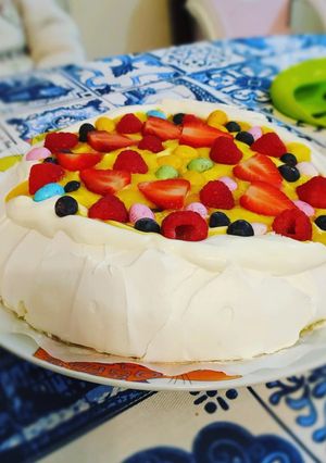Foto de Pavlova de Páscoa