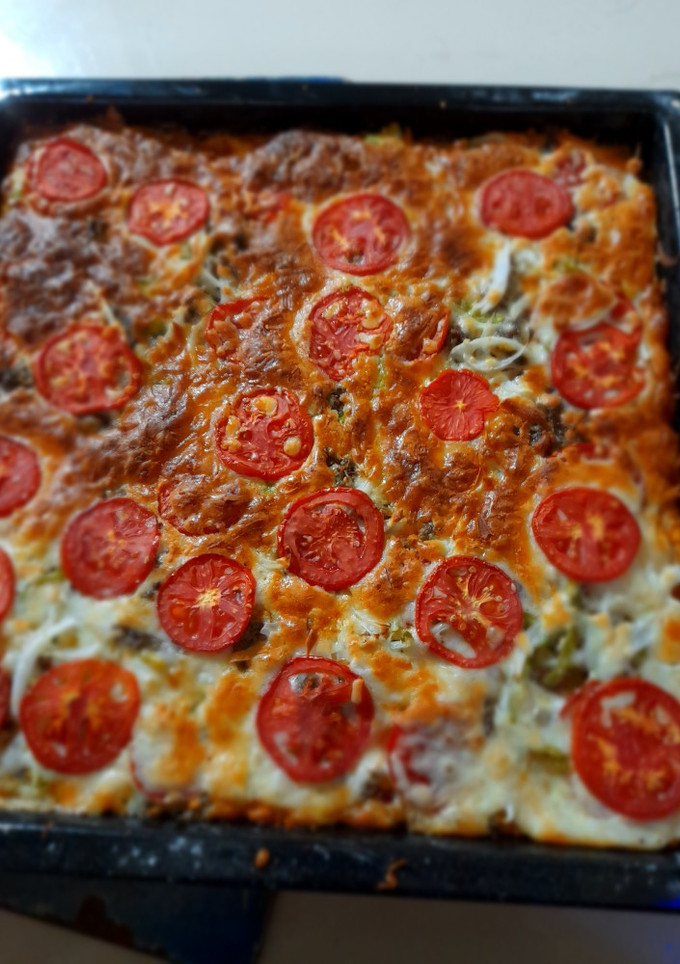 عکسی از دستور پیتزا مخلوط😋