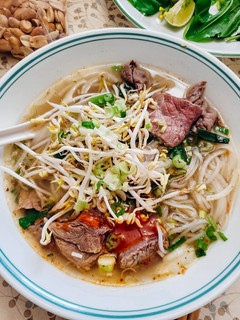A picture of Vietnamese beef pho.