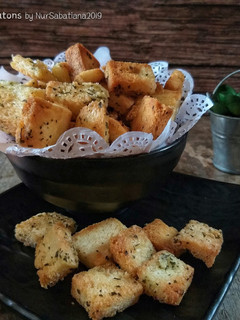 Foto resep Croutons (Crispy Toast)