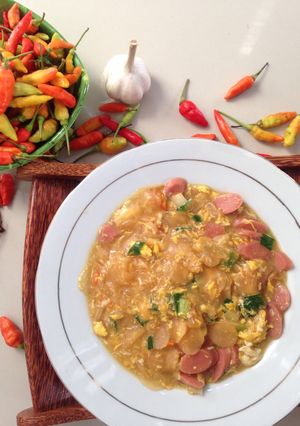 Foto resep Seblak basah pedas
