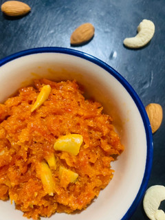 A picture of Gajar Halwa.
