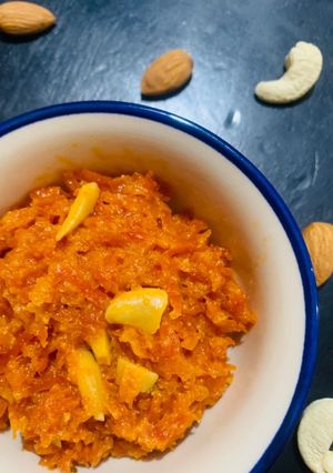 A picture of Gajar Halwa.