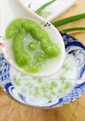 Hình của món Bánh lọt ngọt cốt dừa.
