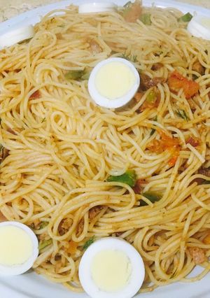 صورة لوصفة معكرونه بتونه