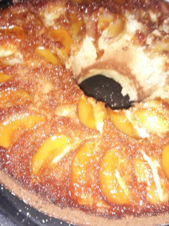Una foto de Torta invertida de manzanas