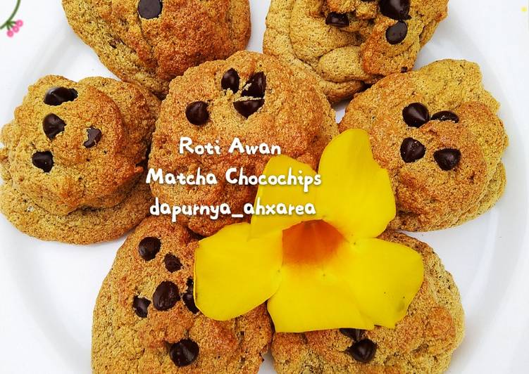 Cara Membuat Roti Awan Matcha Chocochips yang Lezat