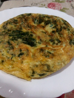 Una foto de Tortilla de espinacas