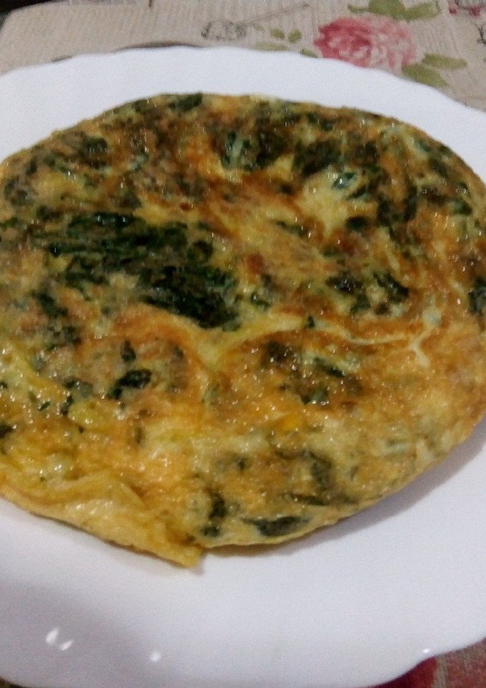 Una foto de Tortilla de espinacas