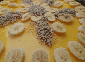 صورة لوصفة حلو جلي الموز 🍌🍌 مع كريمة الشانتي ☺😋