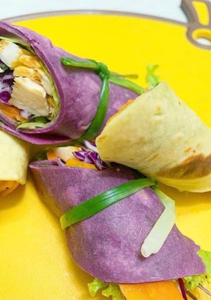 Hình của món Crepe khoai tím 🥞🍠.