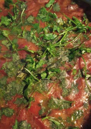 A picture of Rajma masala.