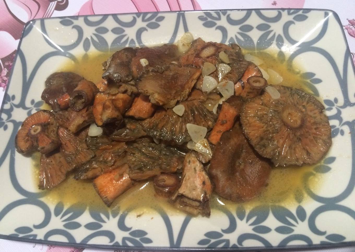 Setas de temporada a la plancha