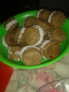 Una foto de Galletas de chocolate y coco