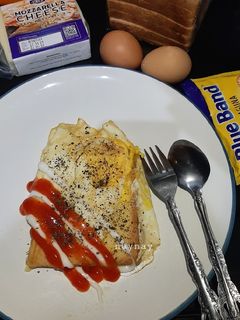 Foto resep Sunny Side Egg In Toast