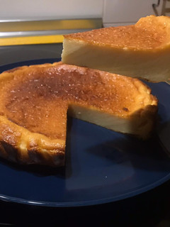 Una foto de Tarta de yogur y queso