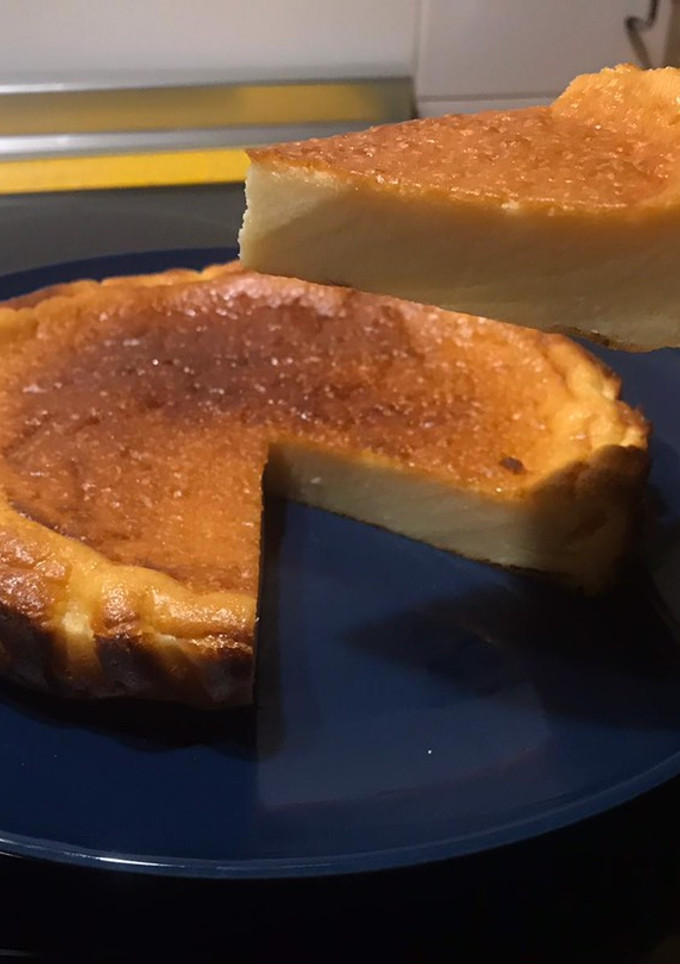 Una foto de Tarta de yogur y queso