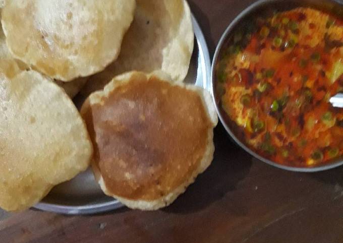 Puri Bhaji Recipe by Asha Sharma - Cookpad