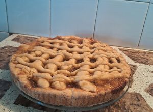 Una foto de Pasta frola de mermelada de higo
