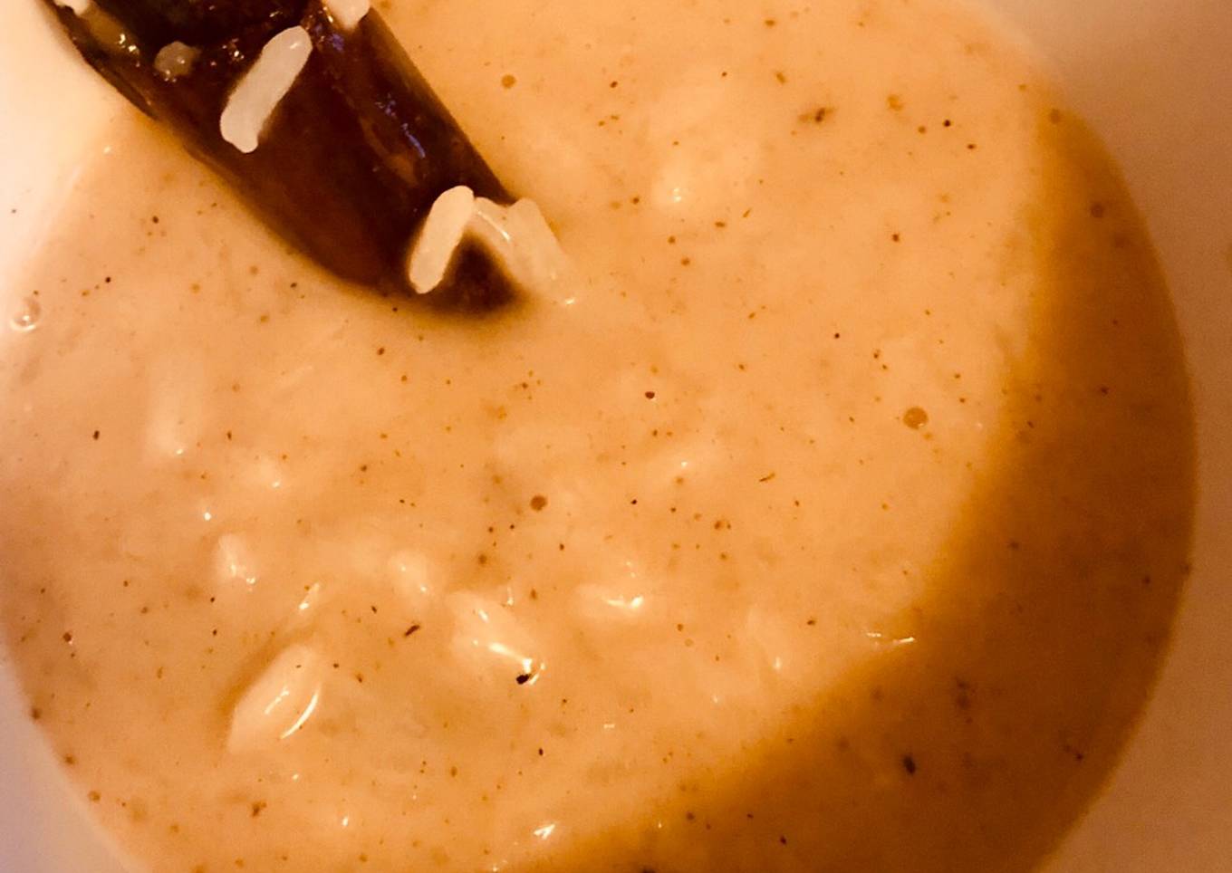 Arroz con leche evaporada de coco (vegano)